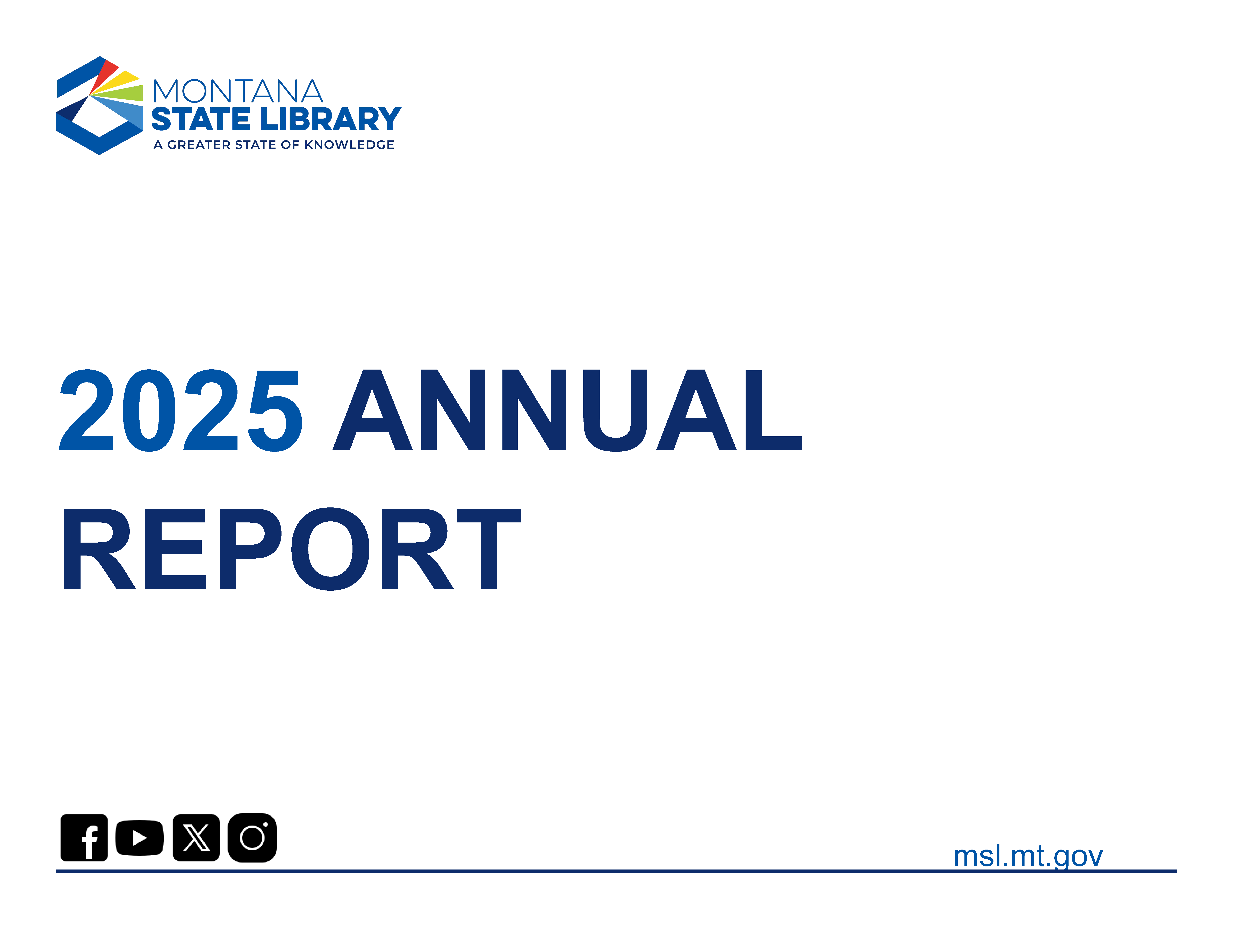 Cover of the 2025 annual report