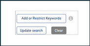 Add or restrict keywords
